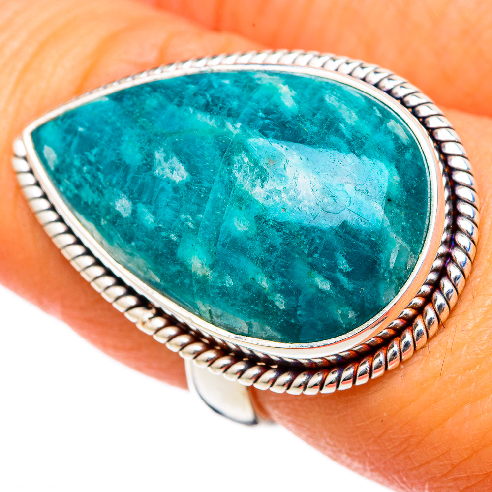 Amazonite Rings handcrafted by Anasilvercos - RING103396