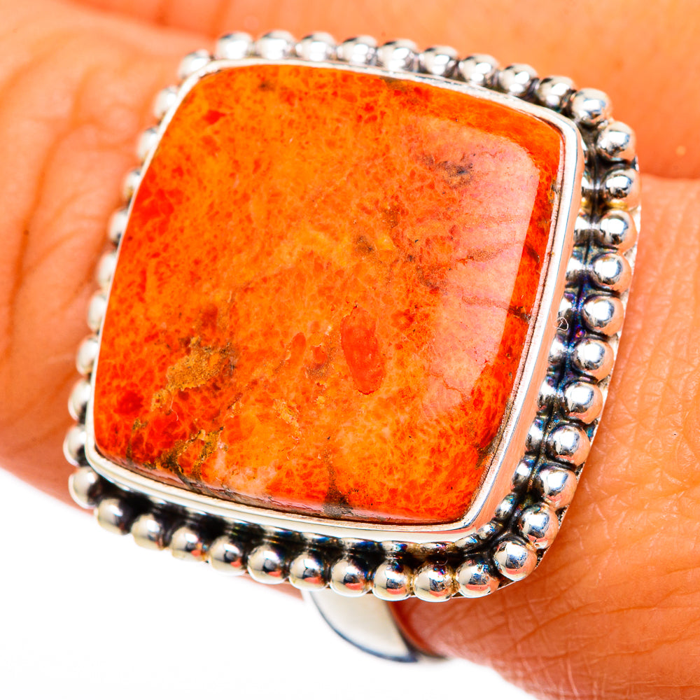 Sponge Coral Rings handcrafted by Anasilvercos - RING103407
