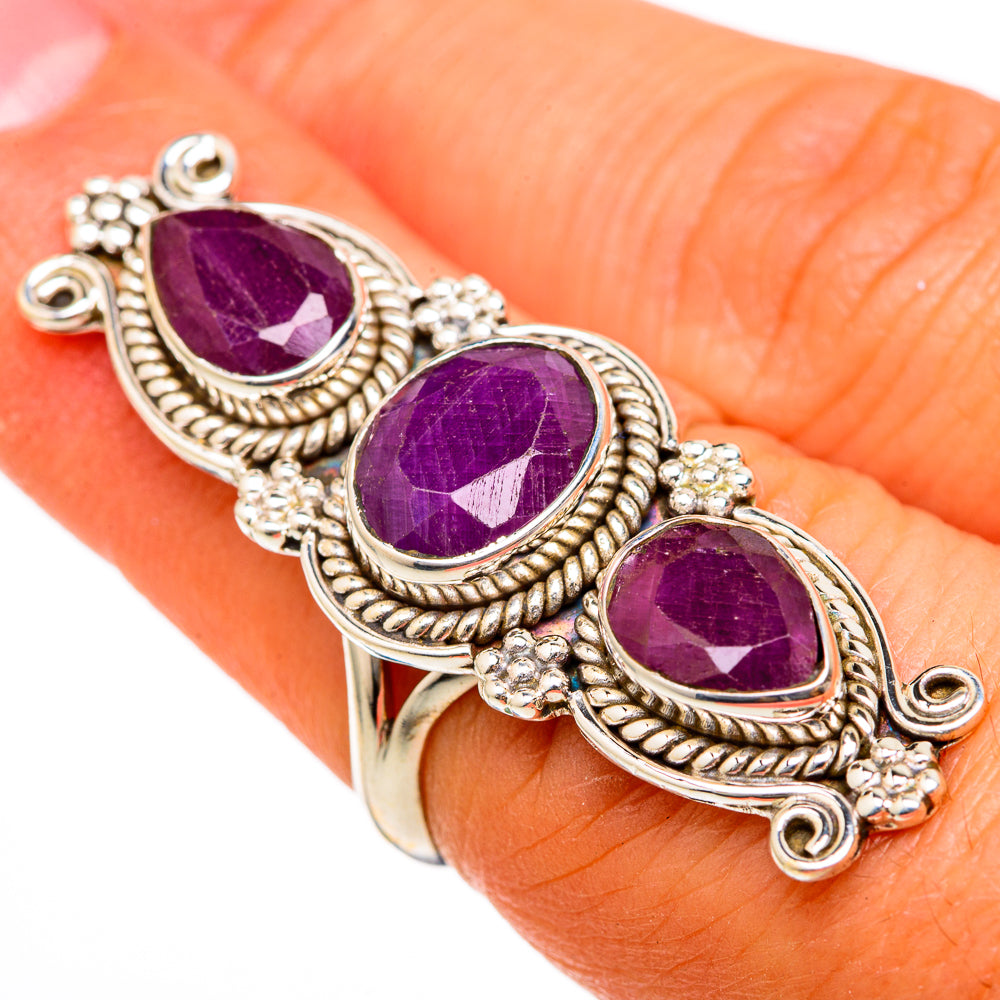 Ruby Rings handcrafted by Anasilvercos - RING103411