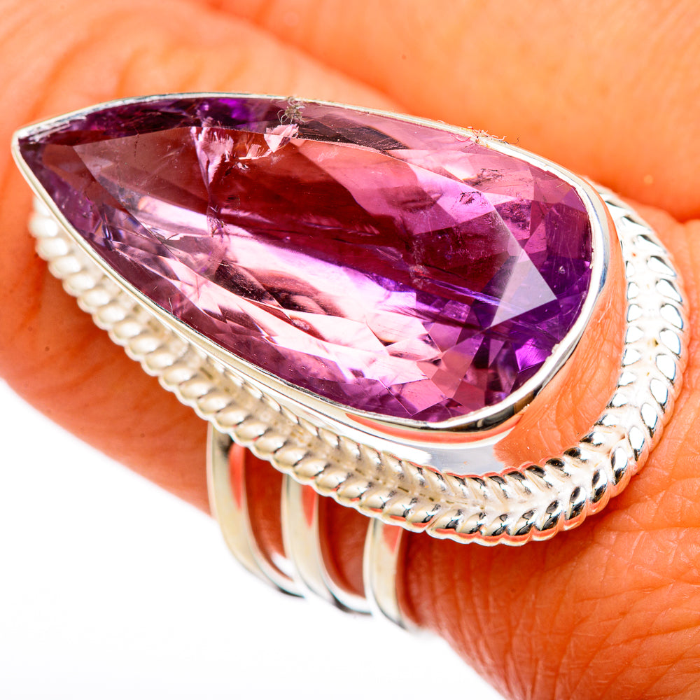 Amethyst Rings handcrafted by Anasilvercos - RING103415