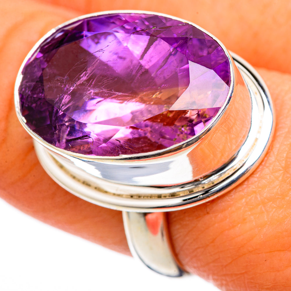 Amethyst Rings handcrafted by Anasilvercos - RING103419