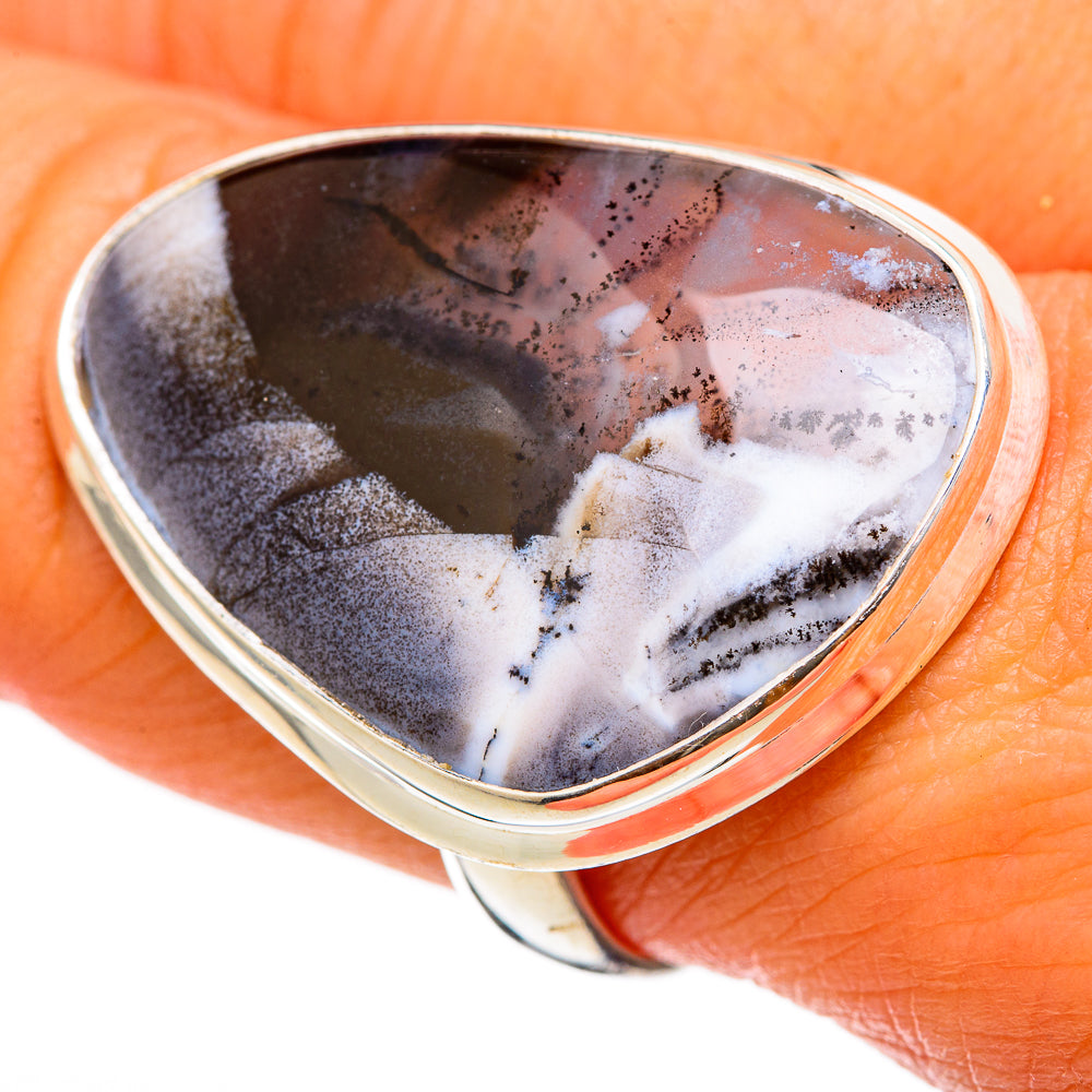 Dendritic Opal Rings handcrafted by Anasilvercos - RING103424