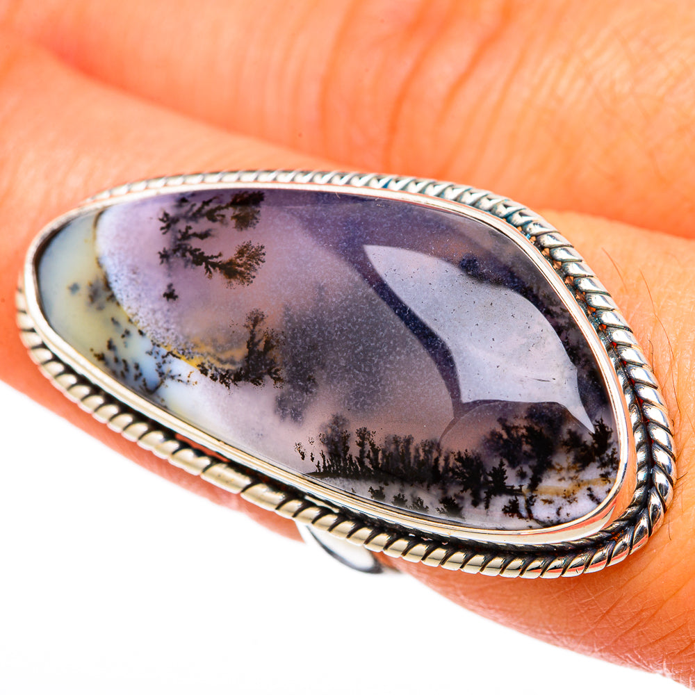 Dendritic Opal Rings handcrafted by Anasilvercos - RING103425