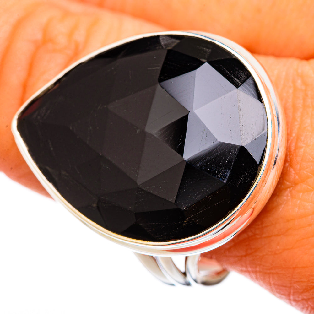 Black Onyx Rings handcrafted by Anasilvercos - RING103456
