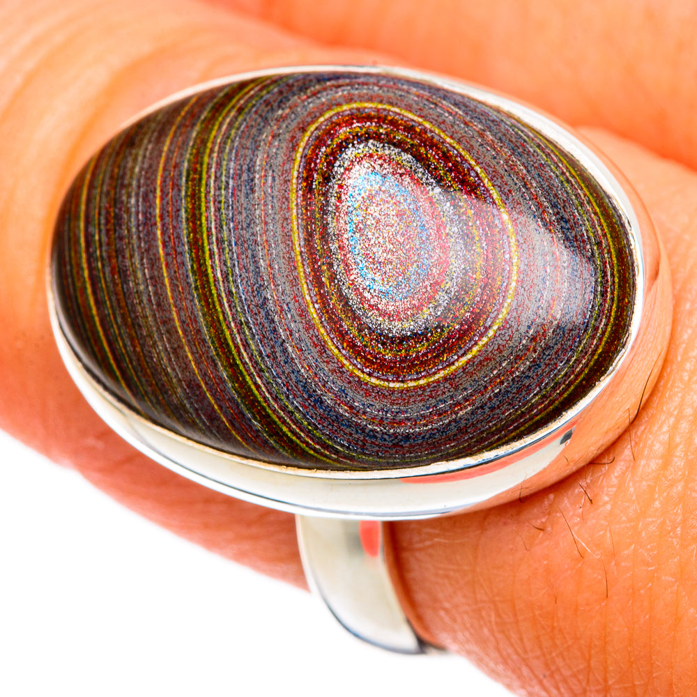 Bullseye Jasper Rings handcrafted by Anasilvercos - RING103488