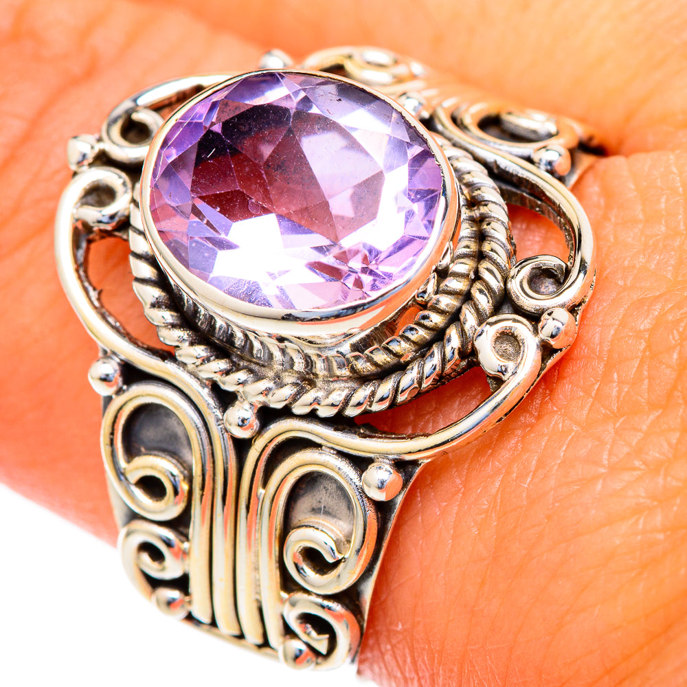 Amethyst Rings handcrafted by Anasilvercos - RING103497