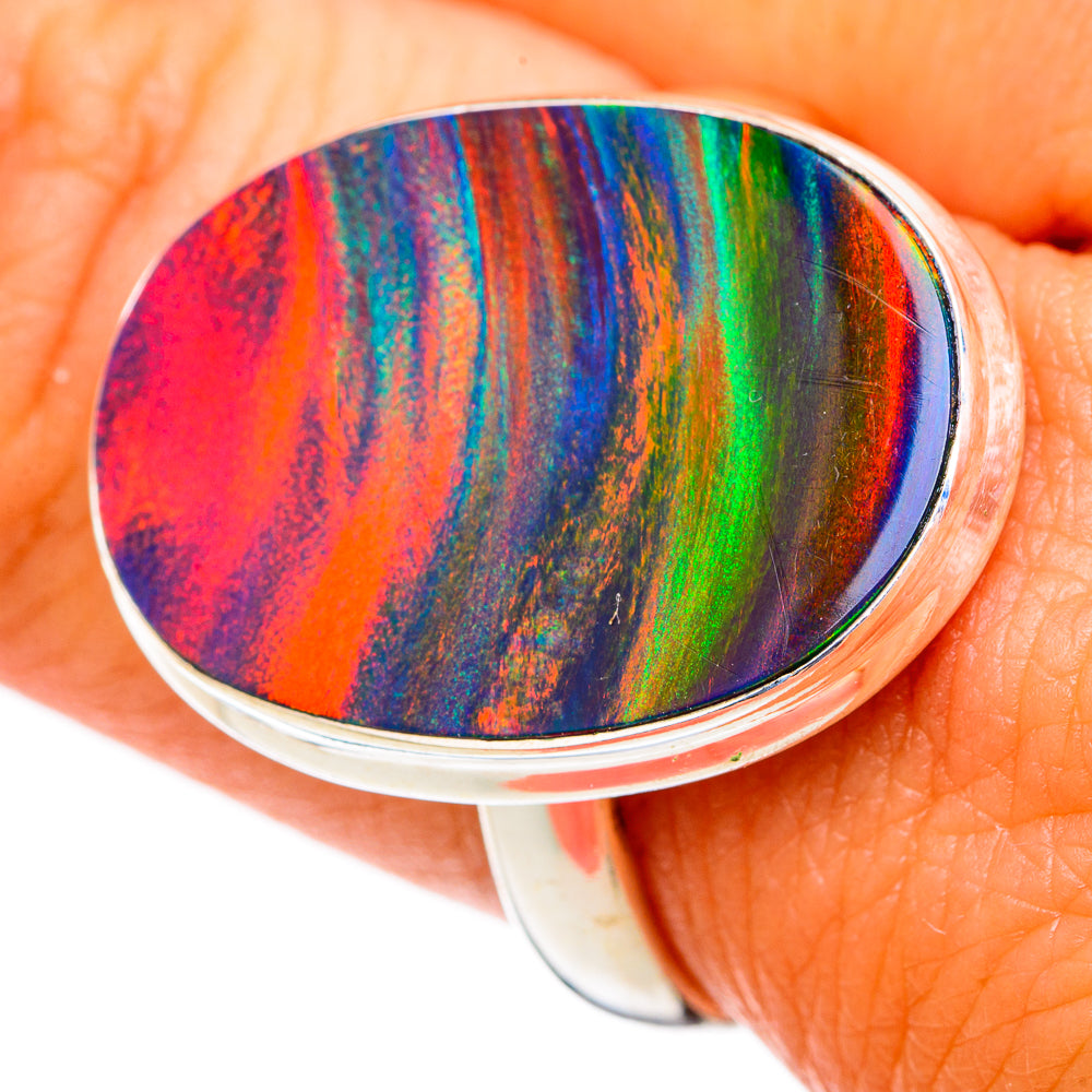 Aura Opal Rings handcrafted by Anasilvercos - RING103509