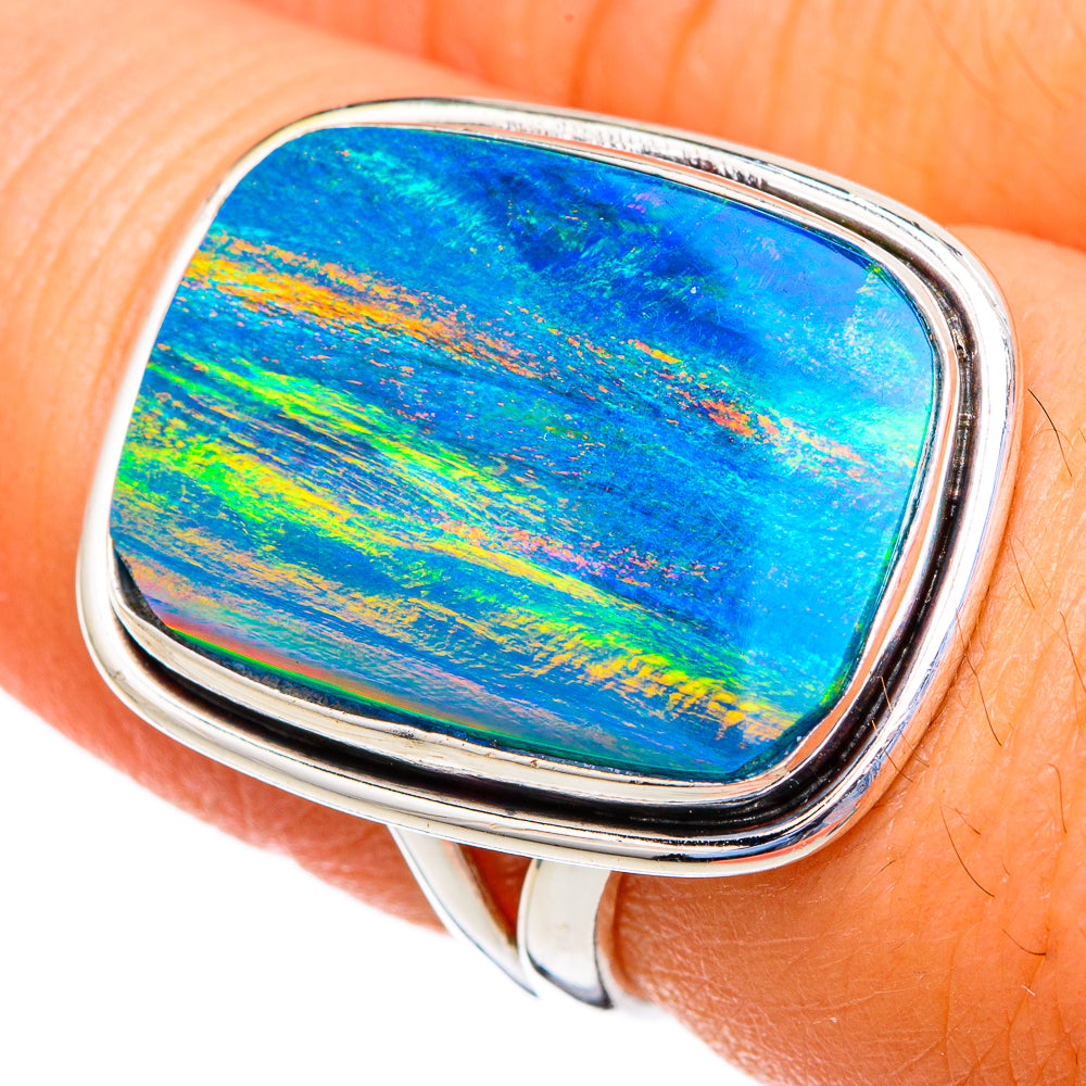 Aura Opal Rings handcrafted by Anasilvercos - RING103510
