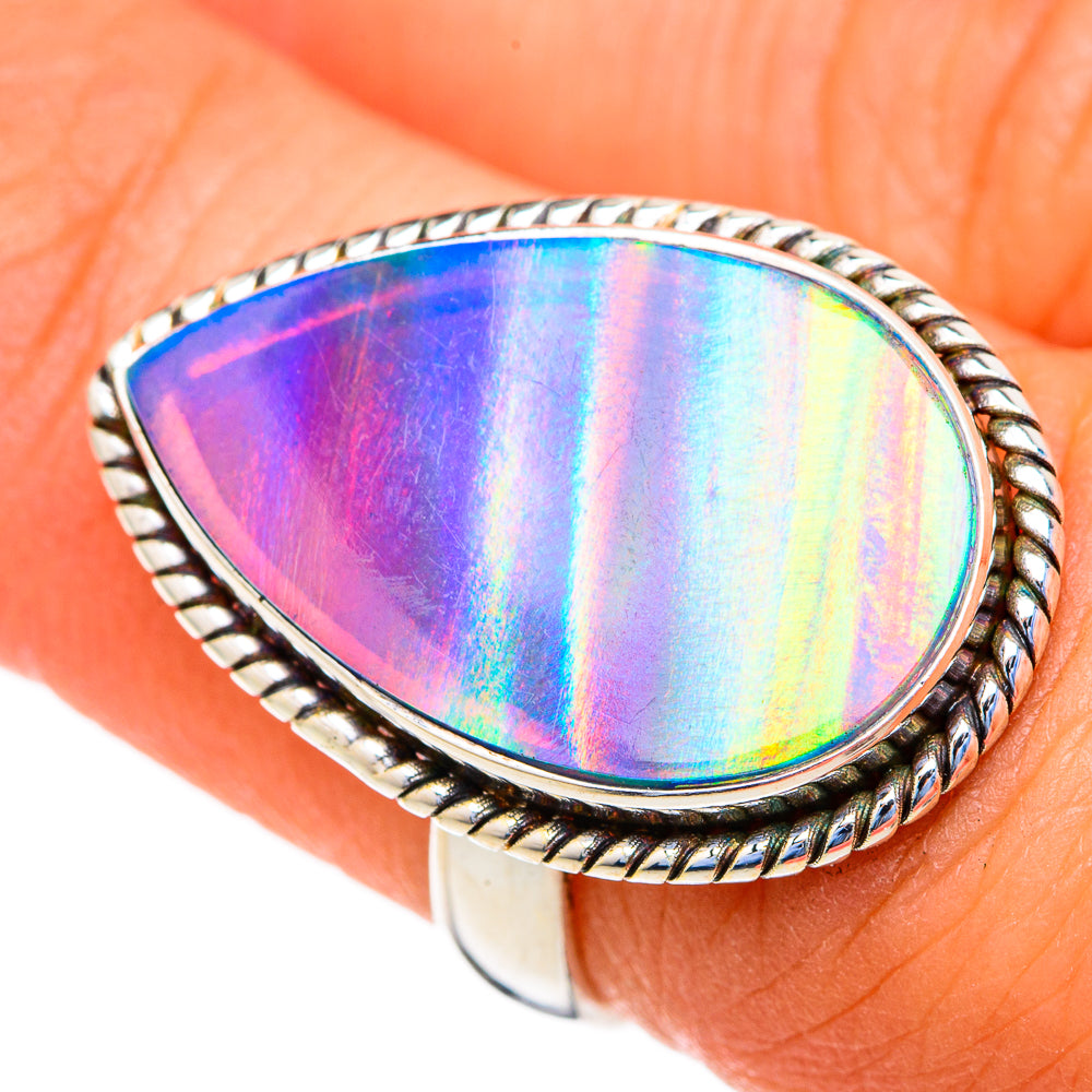 Aura Opal Rings handcrafted by Anasilvercos - RING103511