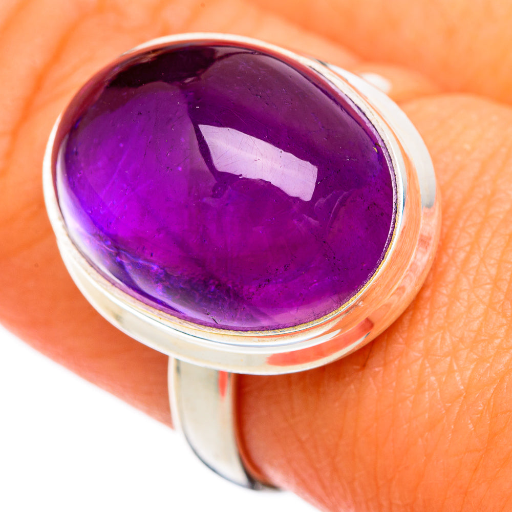 Amethyst Rings handcrafted by Anasilvercos - RING103527