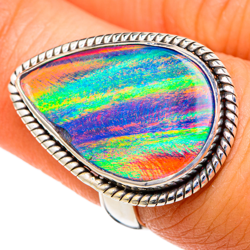 Aura Opal Rings handcrafted by Anasilvercos - RING103539