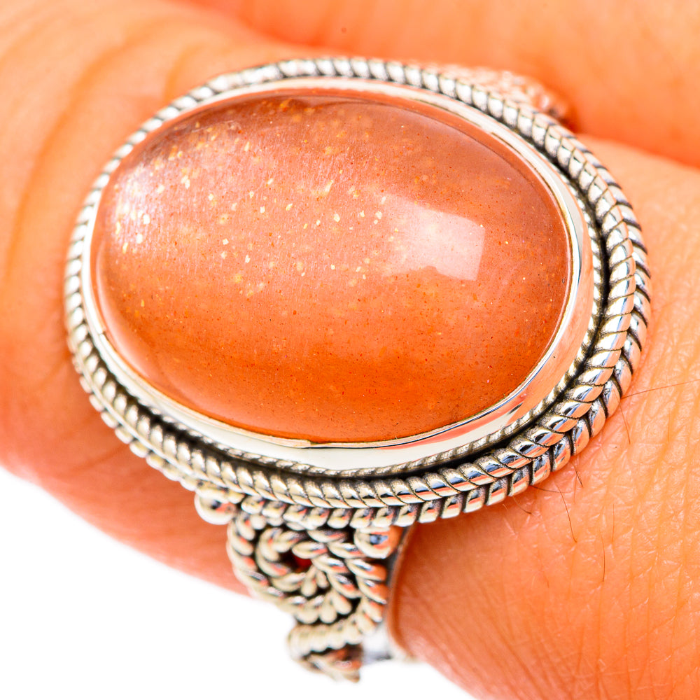Sunstone Rings handcrafted by Anasilvercos - RING103550