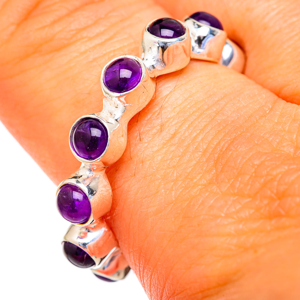 Amethyst Rings handcrafted by Anasilvercos - RING103556