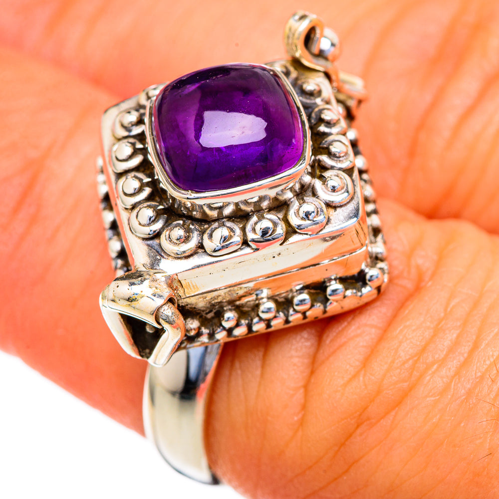 Amethyst Rings handcrafted by Anasilvercos - RING103557