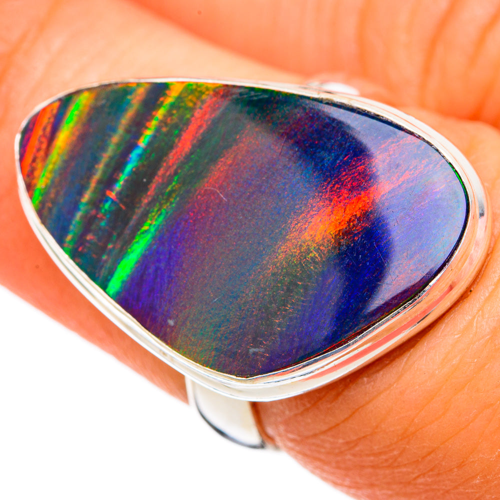 Aura Opal Rings handcrafted by Anasilvercos - RING103568