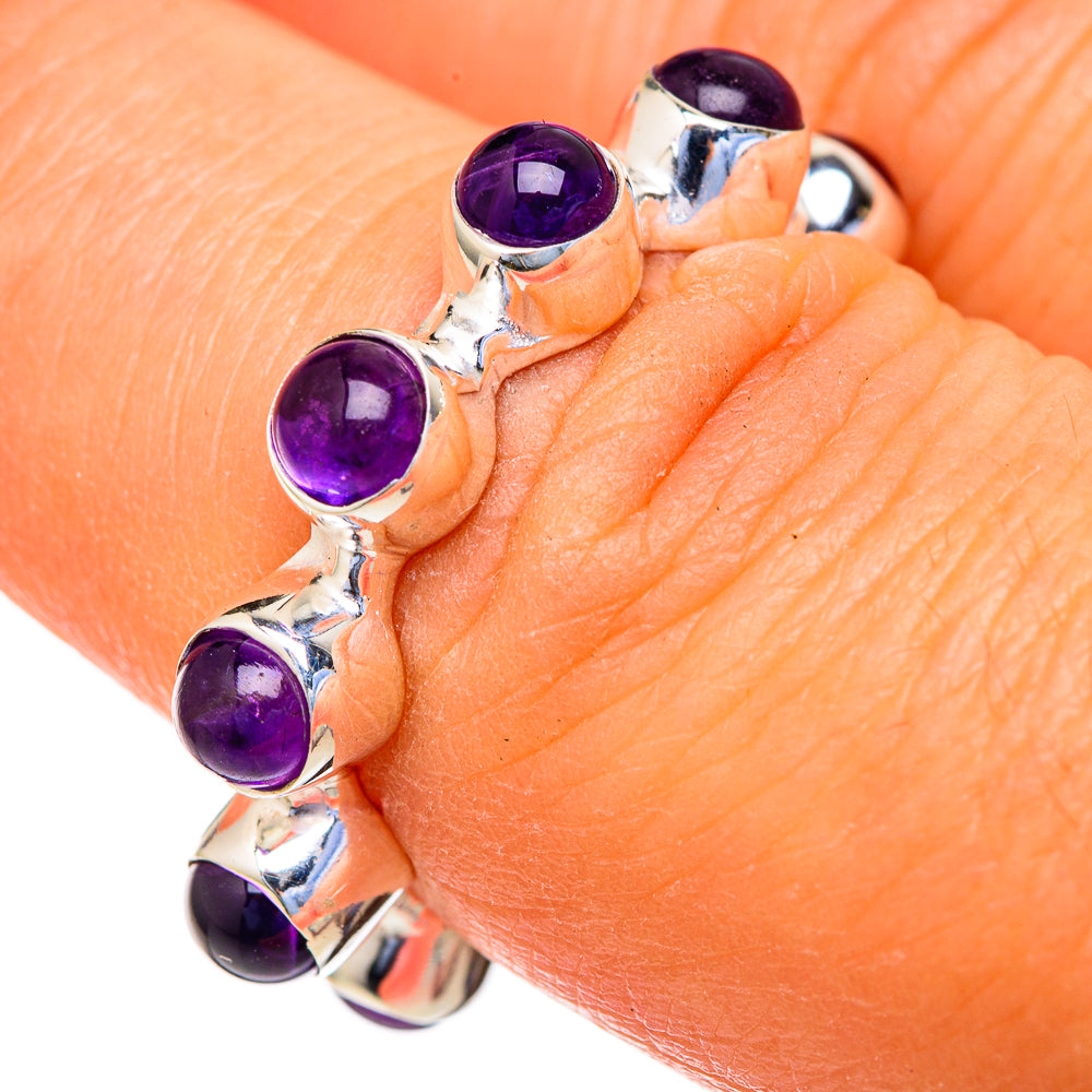 Amethyst Rings handcrafted by Anasilvercos - RING103581
