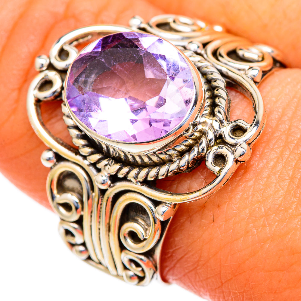 Amethyst Rings handcrafted by Anasilvercos - RING103583