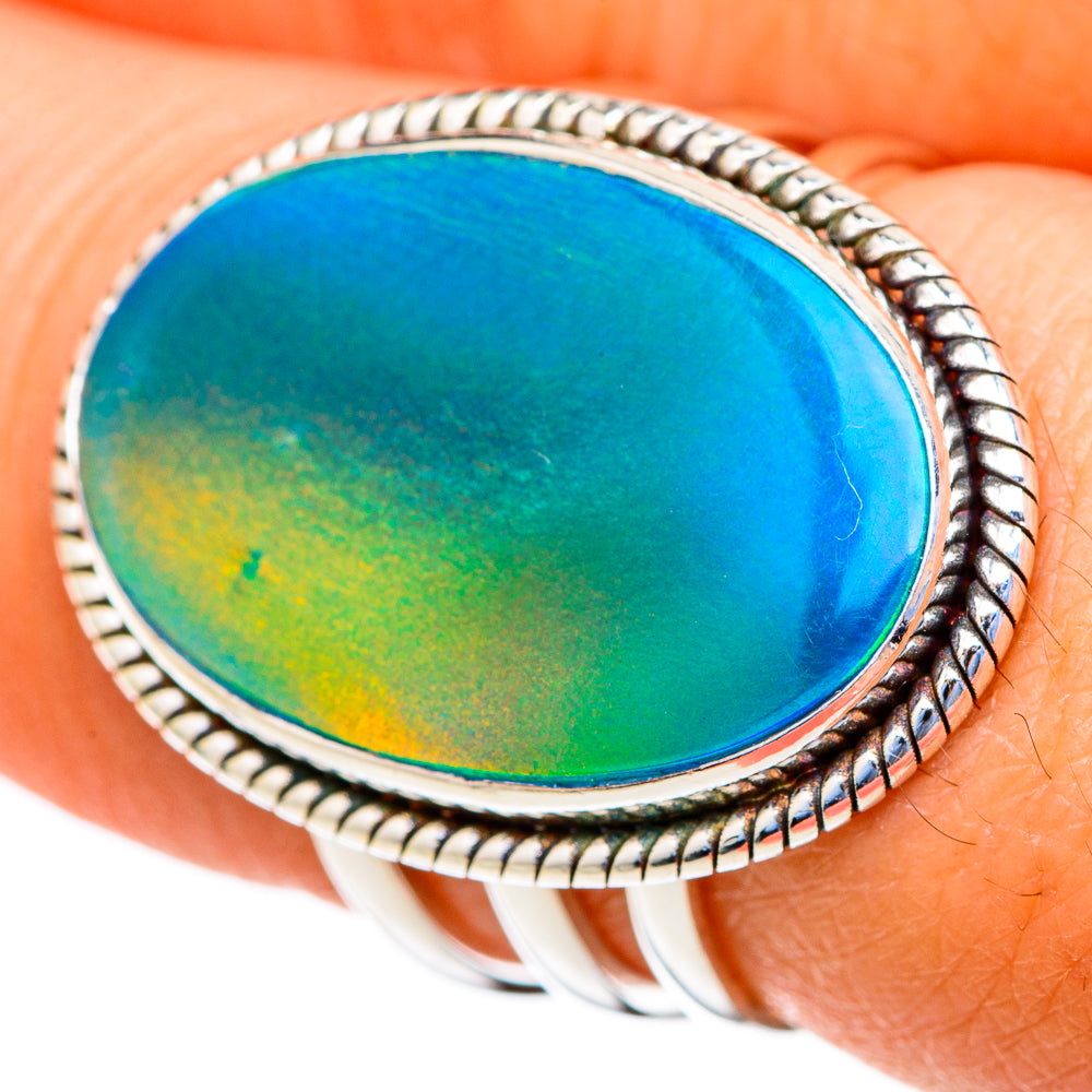 Aura Opal Rings handcrafted by Anasilvercos - RING103591