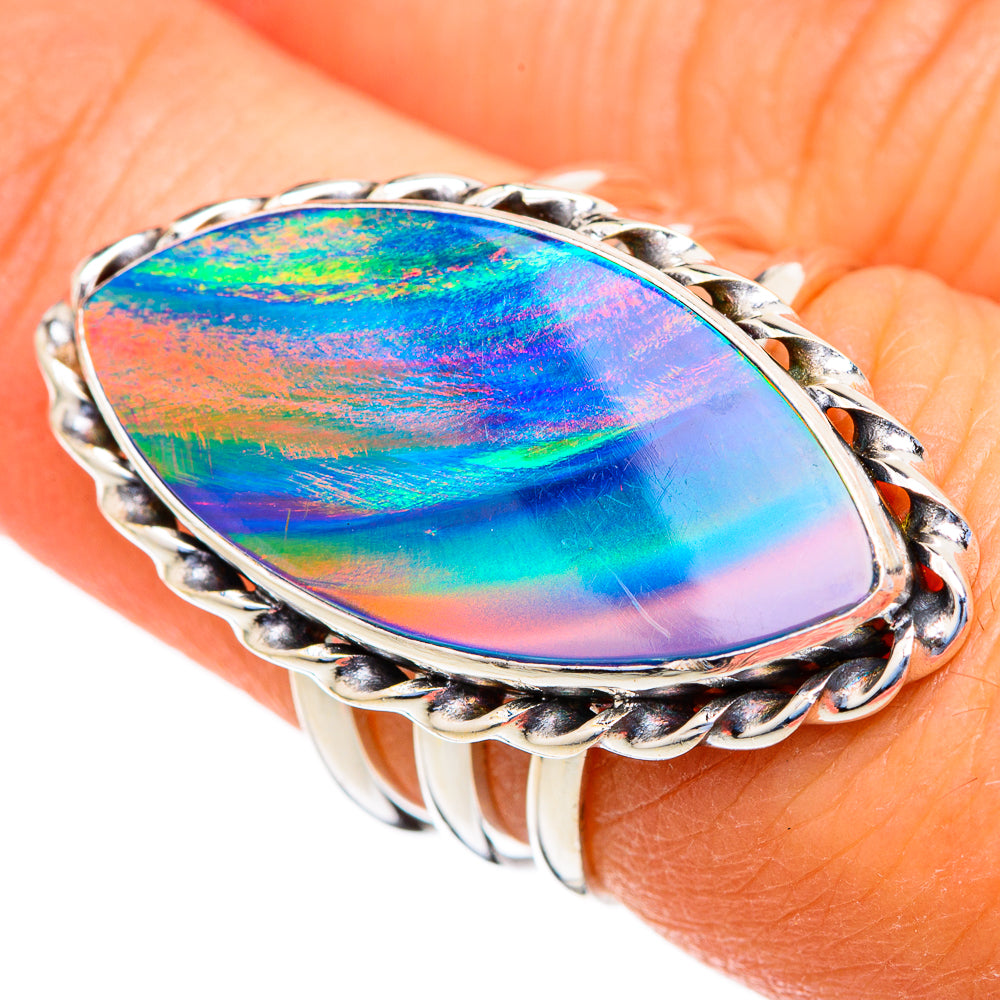 Aura Opal Rings handcrafted by Anasilvercos - RING103594