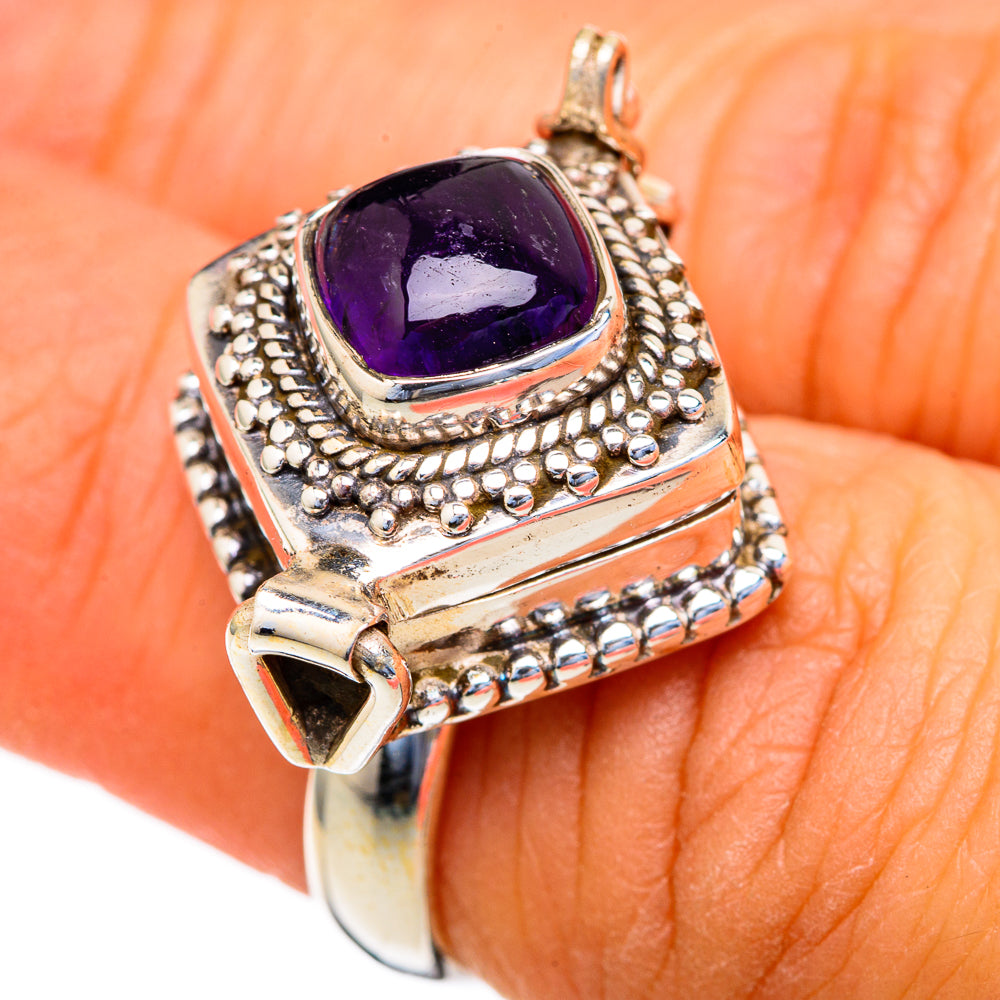 Amethyst Rings handcrafted by Anasilvercos - RING103612