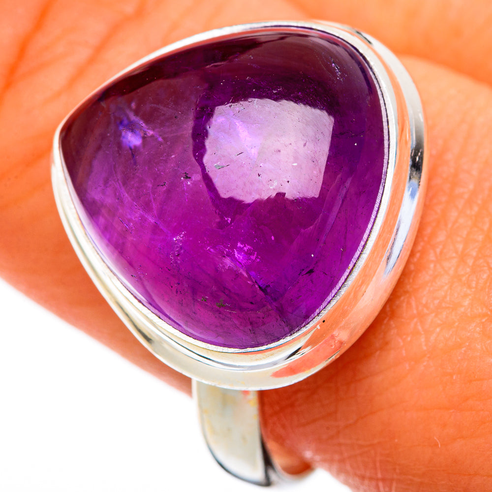 Amethyst Rings handcrafted by Anasilvercos - RING103617
