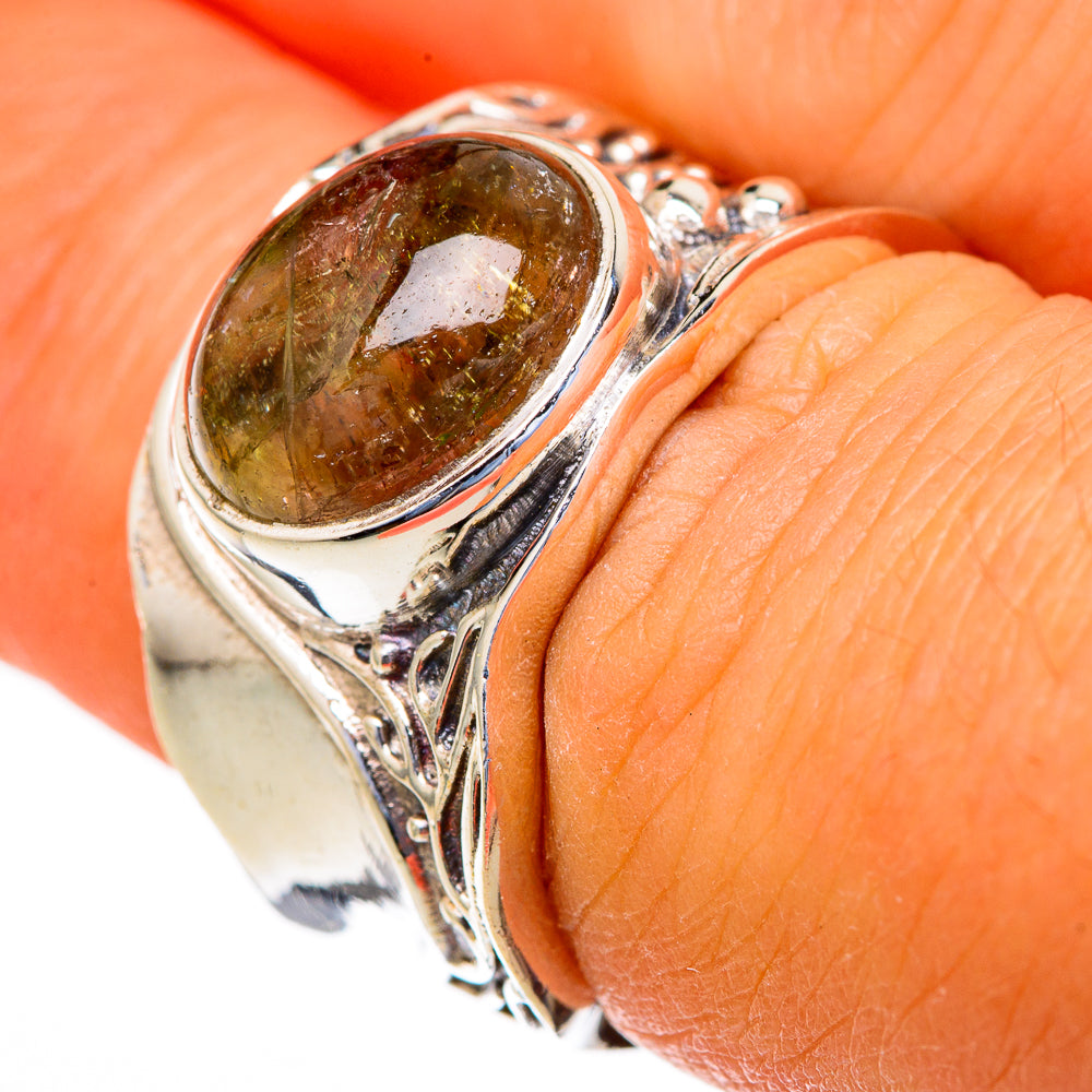 Watermelon Tourmaline Rings handcrafted by Anasilvercos - RING103625