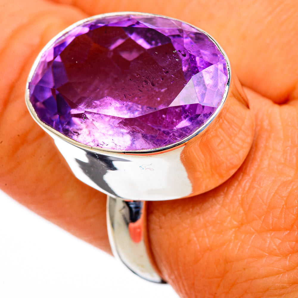 Amethyst Rings handcrafted by Anasilvercos - RING103668