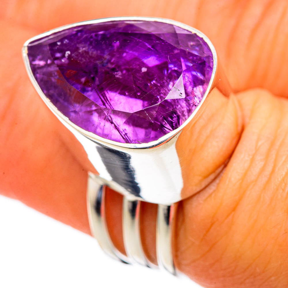 Amethyst Rings handcrafted by Anasilvercos - RING103669