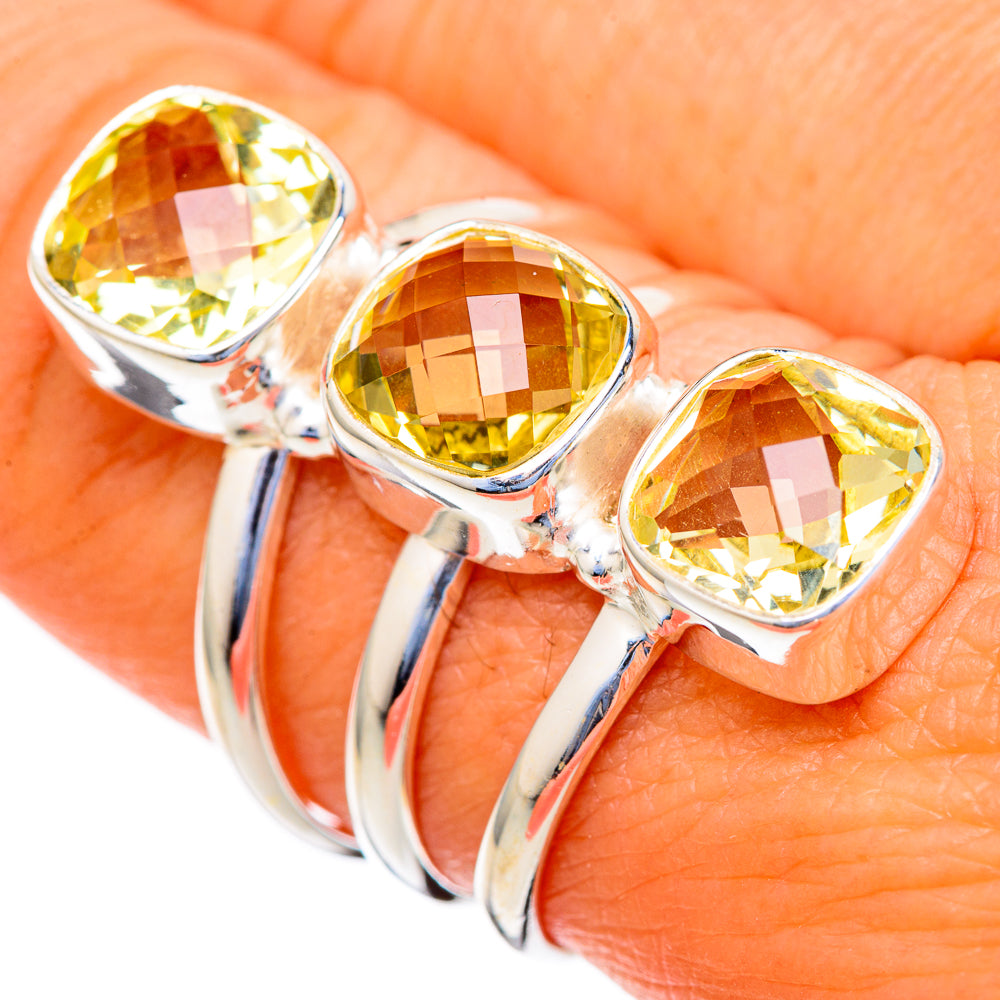 Citrine Rings handcrafted by Anasilvercos - RING103690