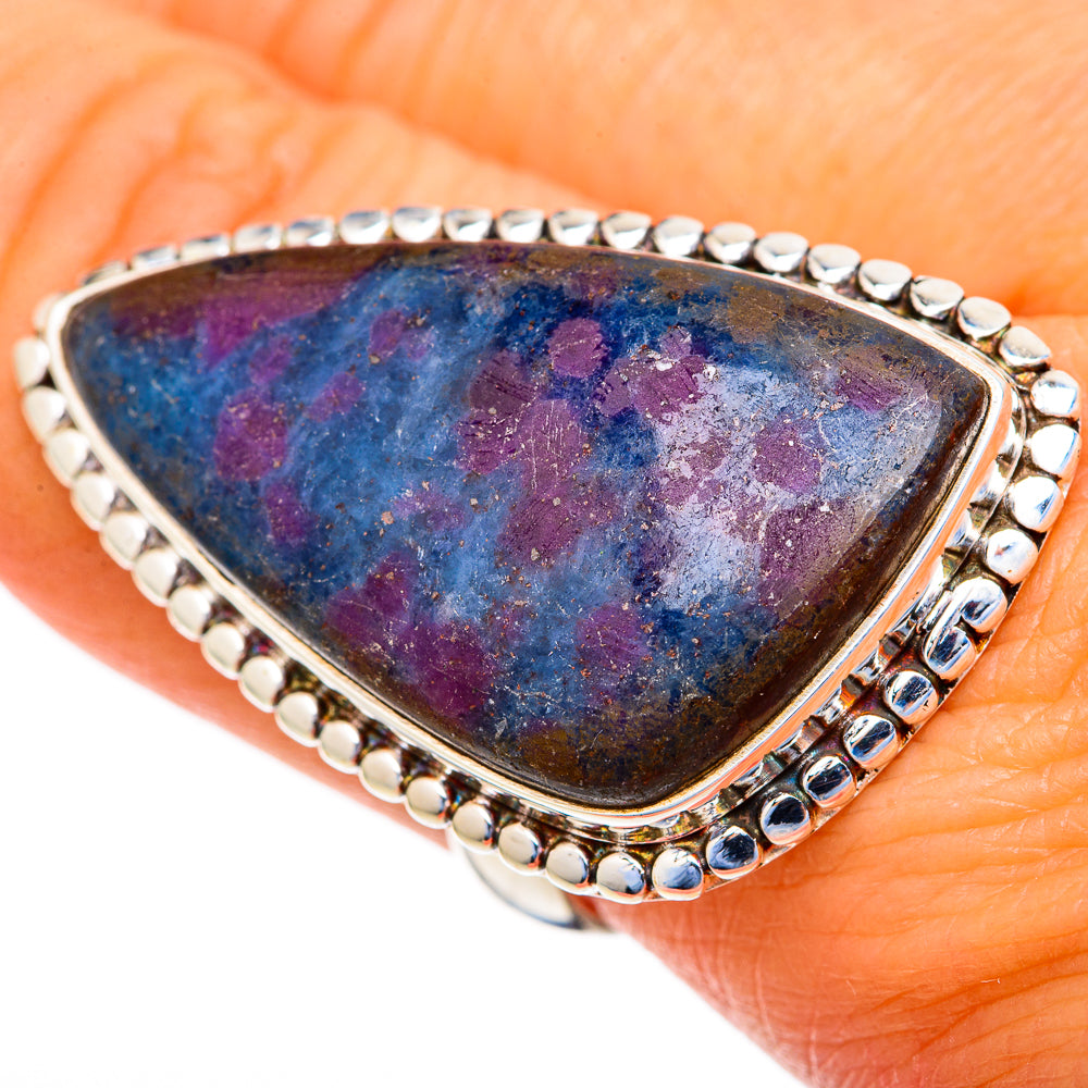 Ruby Fuchsite Rings handcrafted by Anasilvercos - RING103699
