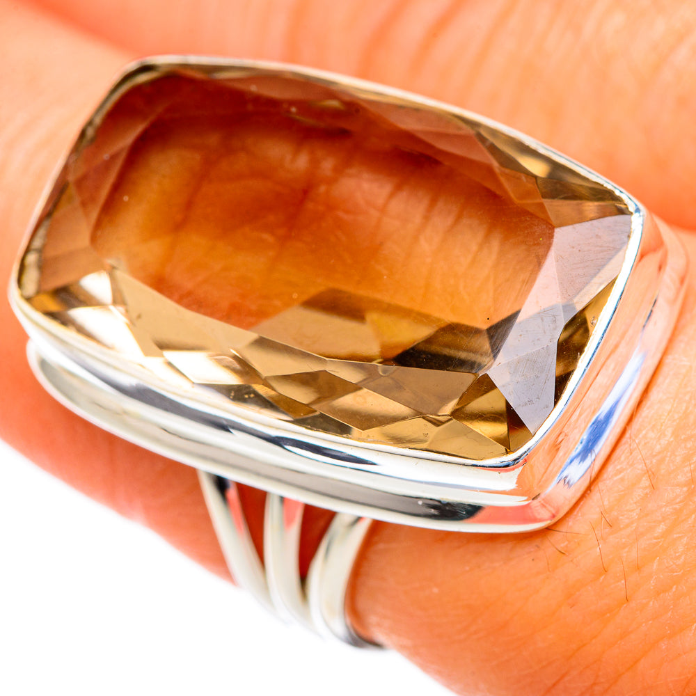 Smoky Quartz Rings handcrafted by Anasilvercos - RING103719
