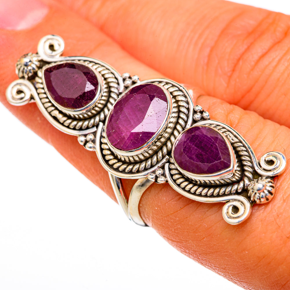 Ruby Rings handcrafted by Anasilvercos - RING103725