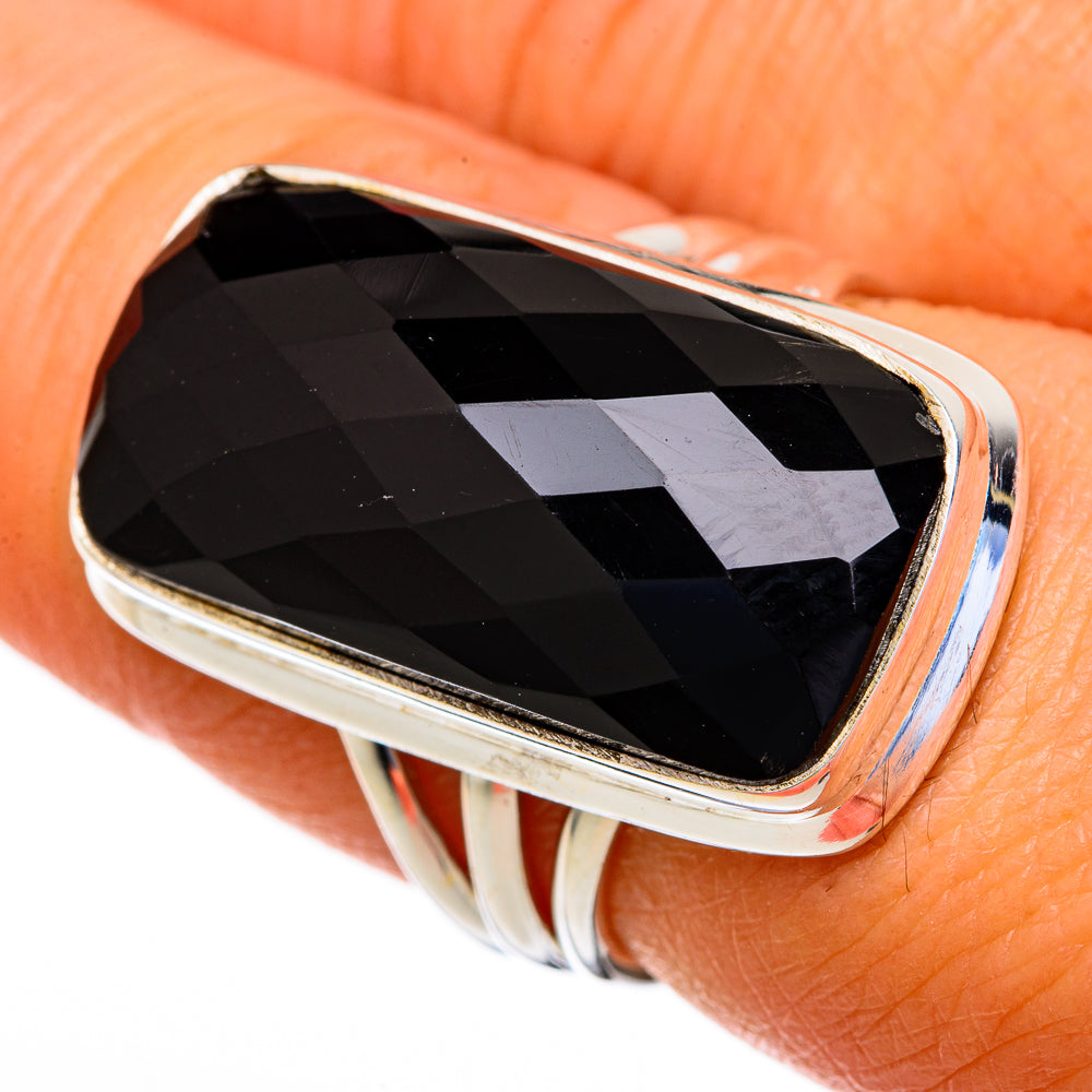 Black Onyx Rings handcrafted by Anasilvercos - RING103739