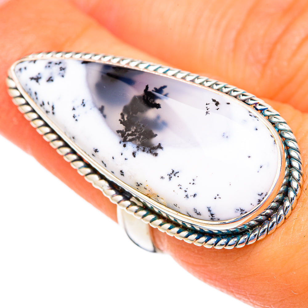 Dendritic Opal Rings handcrafted by Anasilvercos - RING103742