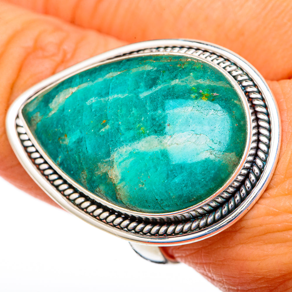 Amazonite Rings handcrafted by Anasilvercos - RING103762