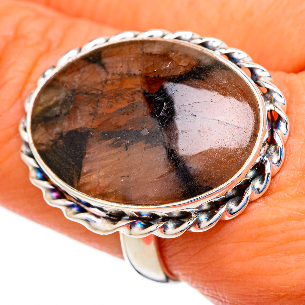 Chiastolite Rings handcrafted by Anasilvercos - RING103766