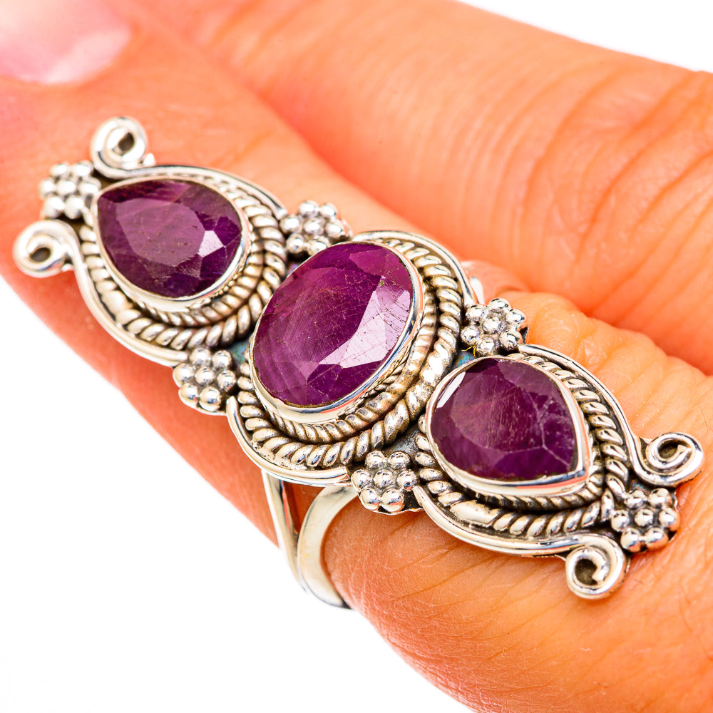 Ruby Rings handcrafted by Anasilvercos - RING103781