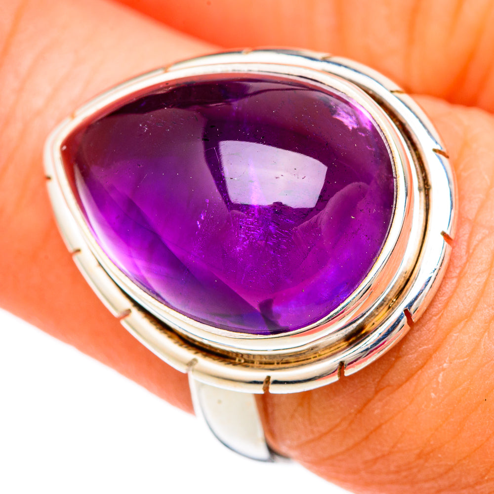 Amethyst Rings handcrafted by Anasilvercos - RING103791