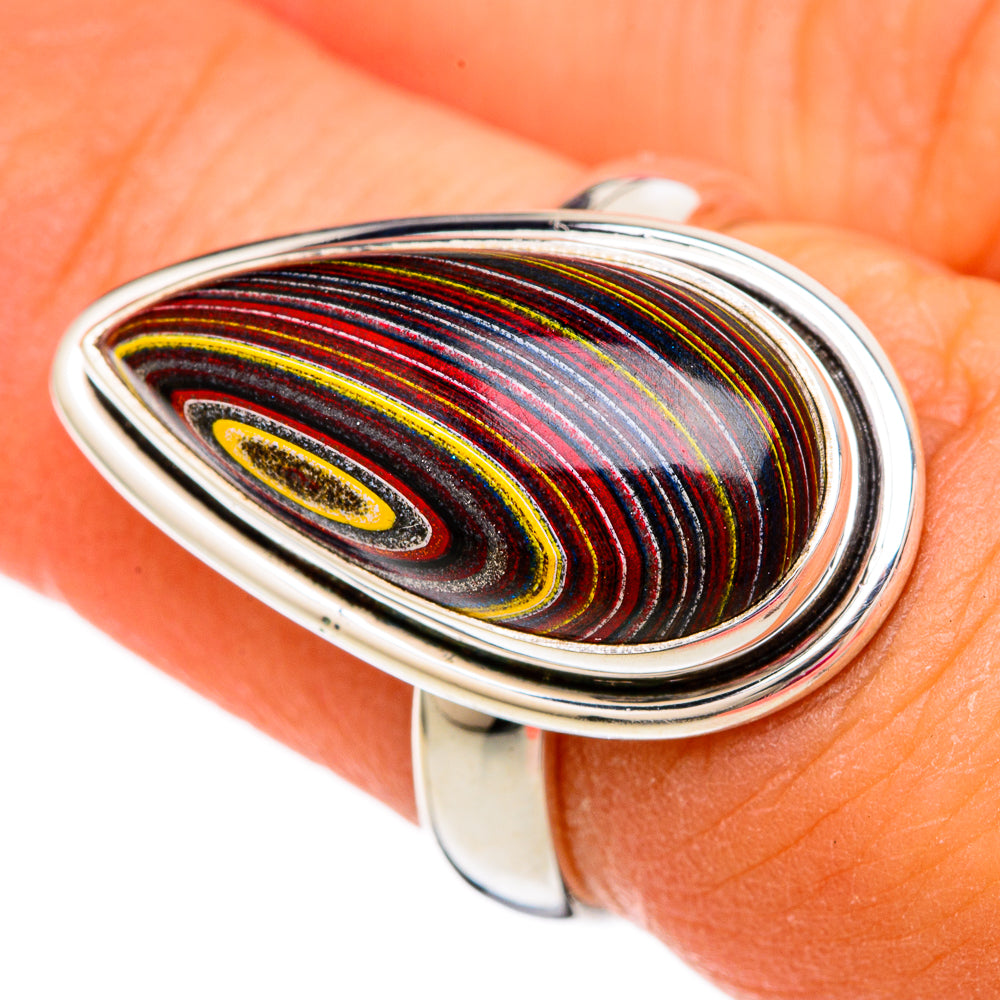 Fordite Rings handcrafted by Anasilvercos - RING103802