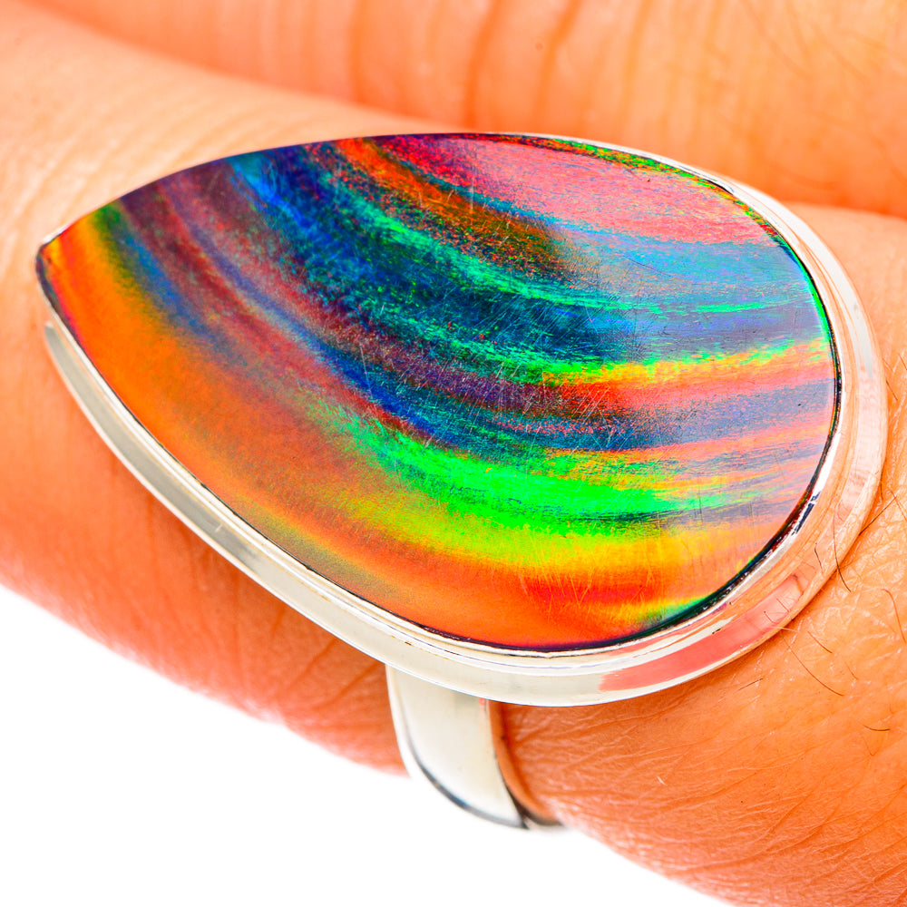 Aura Opal Rings handcrafted by Anasilvercos - RING103816