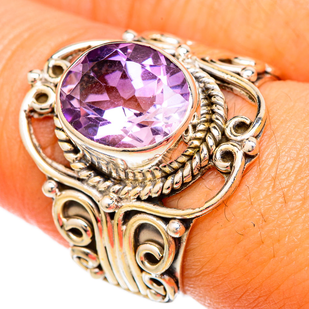 Amethyst Rings handcrafted by Anasilvercos - RING103823