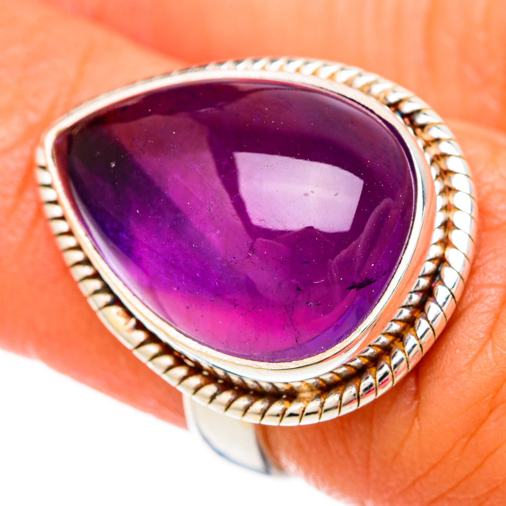 Amethyst Rings handcrafted by Anasilvercos - RING103824