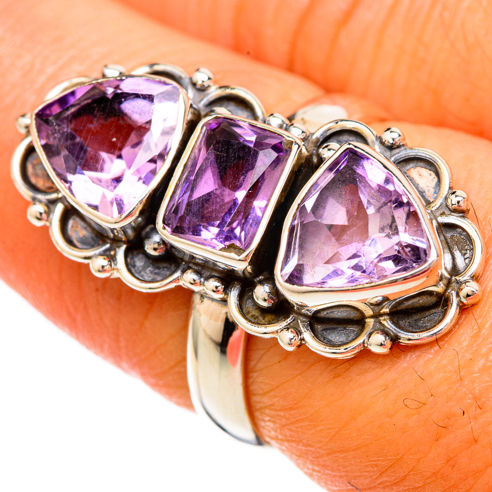 Amethyst Rings handcrafted by Anasilvercos - RING103838