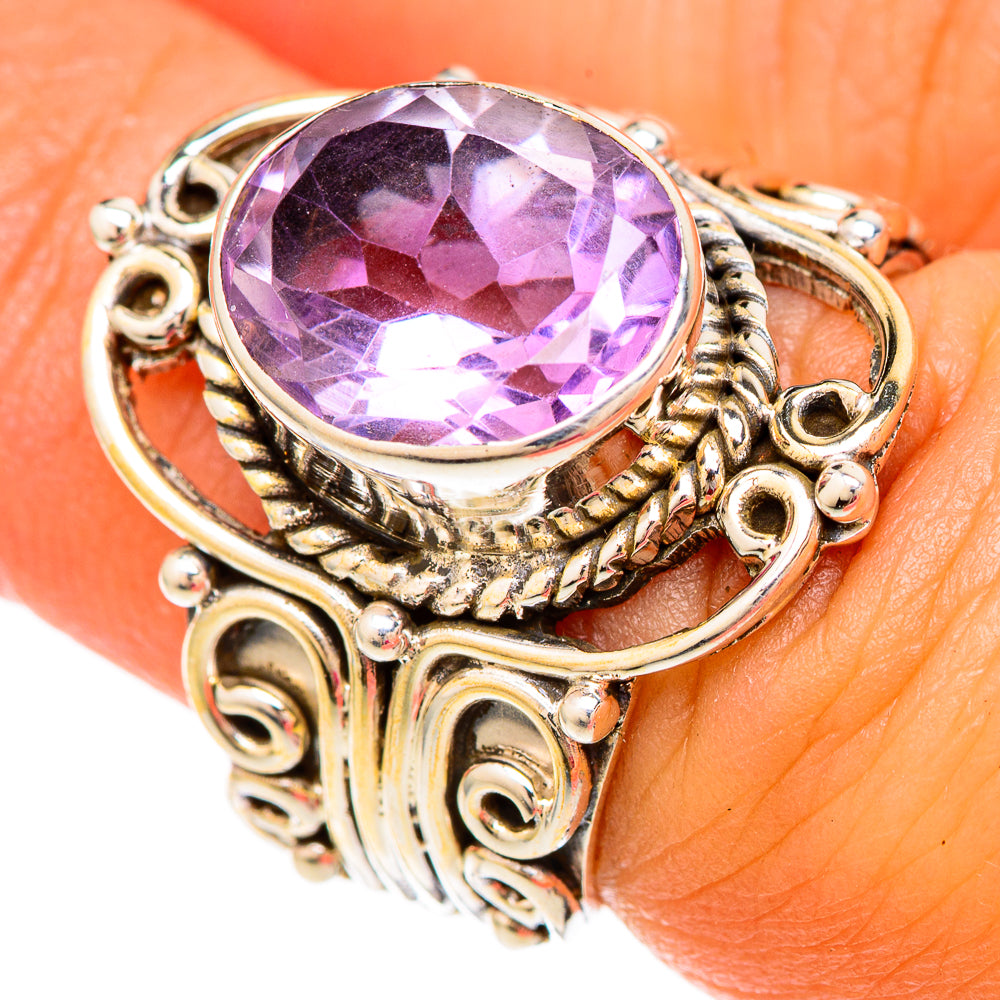 Amethyst Rings handcrafted by Anasilvercos - RING103840