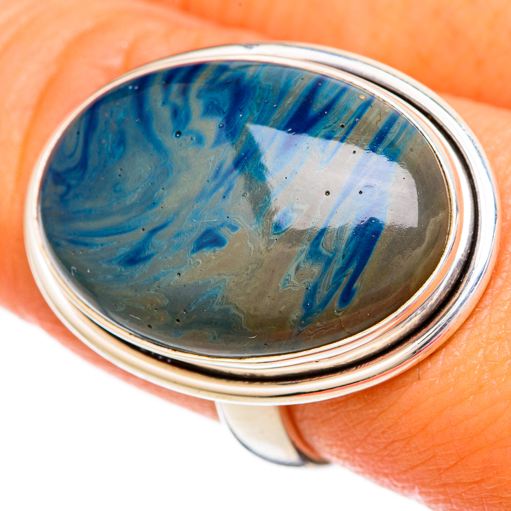 Blue Jasper Rings handcrafted by Anasilvercos - RING103849