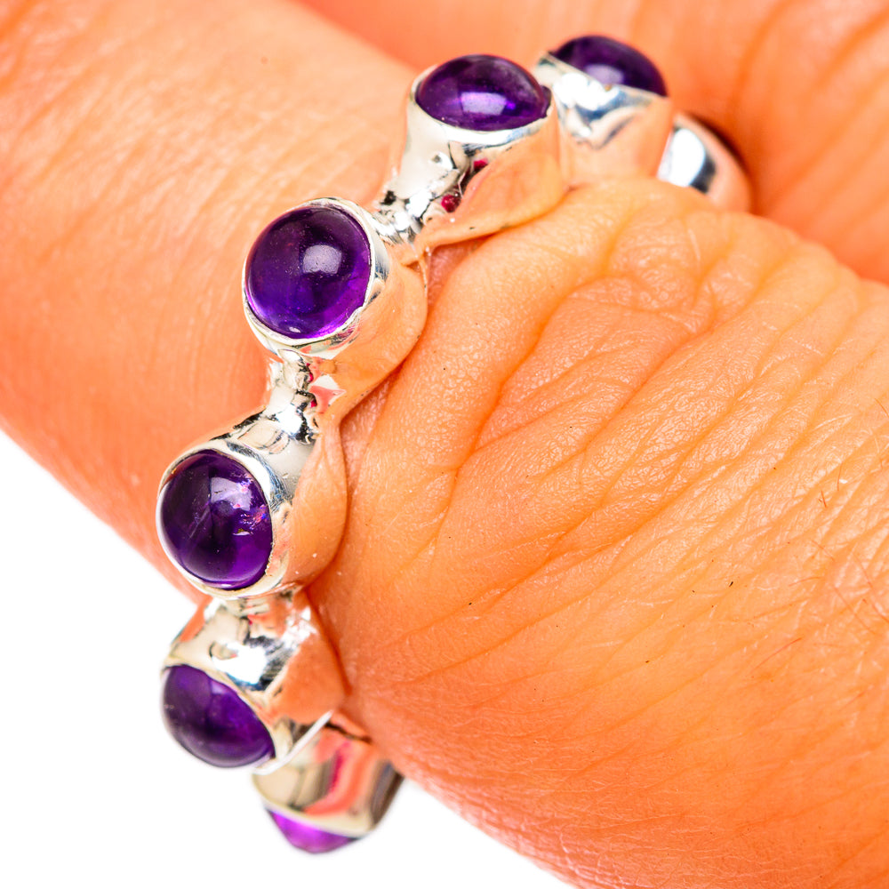 Amethyst Rings handcrafted by Anasilvercos - RING103850