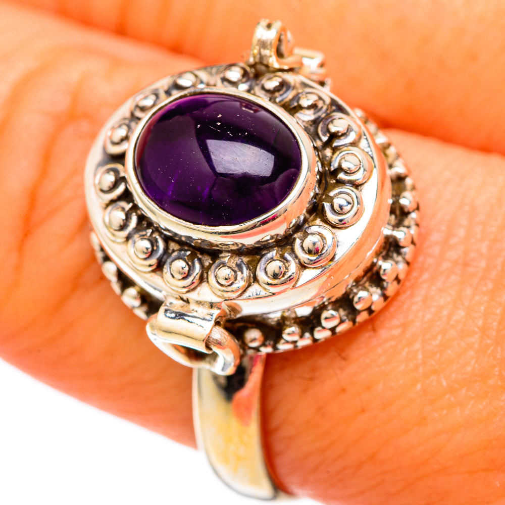 Amethyst Rings handcrafted by Anasilvercos - RING103851