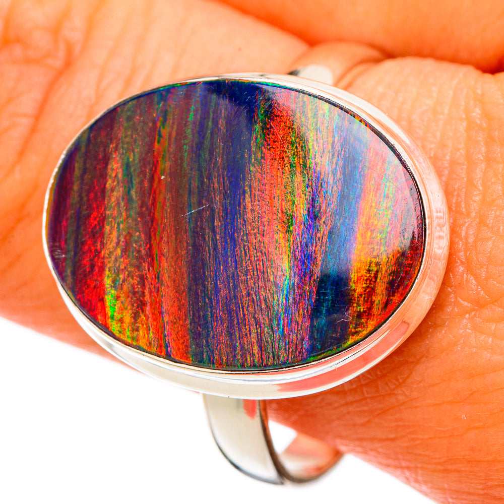 Aura Opal Rings handcrafted by Anasilvercos - RING103856
