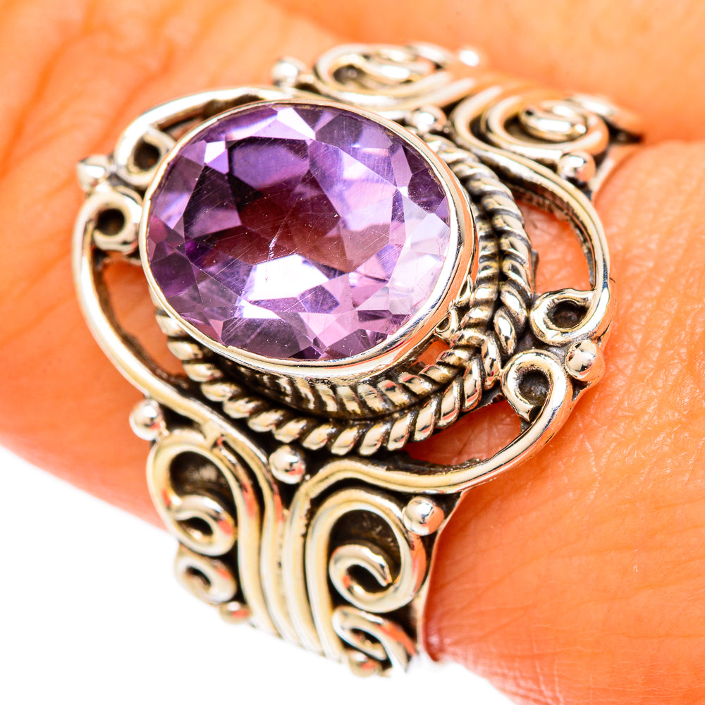 Amethyst Rings handcrafted by Anasilvercos - RING103862