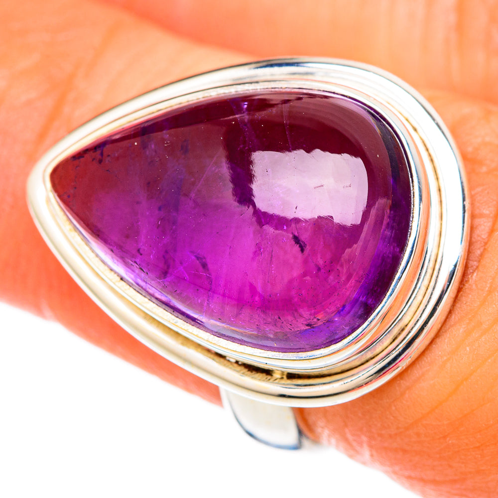 Amethyst Rings handcrafted by Anasilvercos - RING103870